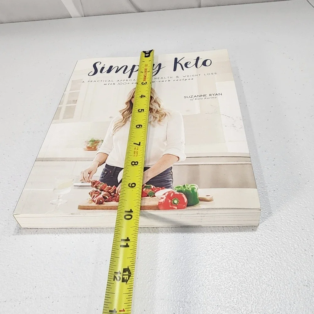 Simply Keto Suzanne Ryan Cookbook 100+ Low Carb Recipes Paperback 9781628602630